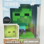Világító MINECRAFT zombi figura