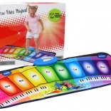 Interaktív zenei szőnyeg Szivárvány Zongora