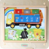 Masterkidz hulladék-szelektáló Montessori oktatótábla