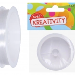 Átlátszó nejlon damil gyöngyökhöz 0,3 mm, 55 m