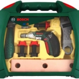 BOSCH szerszámos bőrönd csavarhúzóval és szerszámokkal