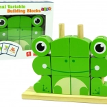 Kreatív fa 3D kirakós Béka