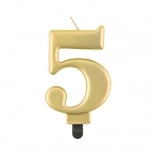 Arany tortagyertya 5-ös szám