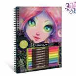 Színezőkönyv Nebulous Star fekete oldalakkal