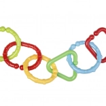 Színes összekapcsolható láncszemek babáknak