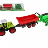 Traktor utánfutóval és kapukkal gyerekeknek