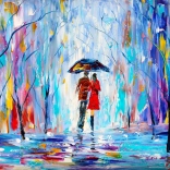 Puzzle Enjoy Szerelem az esőben 1000 darab