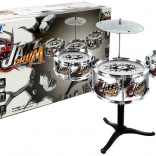 Gyermek dobkészlet 3 dobbal és cintánnal