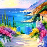 Puzzle Napos reggel 1000 darabos ENJOY