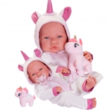 Antonio Juan élethű baba, újszülött, 42 cm, teljes vinyl test