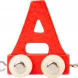 Small Foot fa vagon A betűvel – színes ábécé