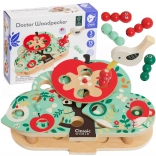 classic world mágneses ügyességi játék fogd meg a kukacot, 16 darab