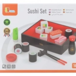 Fából készült sushi készlet gyerekeknek