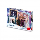 puzzle disney frozen örömteli ősz 3x55 darab