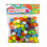 Színes Pom Pomok 15 mm - csomag 100 db