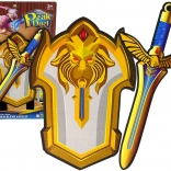 Gyermek harcos készlet EVA habból – kard és pajzs