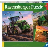 RAVENSBURGER Puzzle John Deere akcióban 3×49 darab