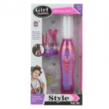 Gyerekeknek szánt elemes hajgöndörítő és hajfonó