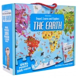 Föld kirakó 205 darabbal