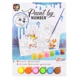 Számfestő – kutyák a tengernél, 2 képből álló készlet