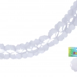 Fehér papírgirland 3,6 m