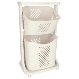 Kétszintes gurulós rendező szennyeshez és játékokhoz