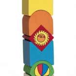 Fa piramis játék Kisvakonddal