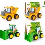 JD Kids John Deere traktor mozgatható tolólappal