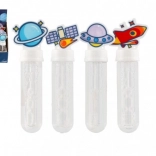 Buborékfújó űr motívumokkal 13 cm