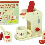 Fa gyerek kávéfőző kiegészítőkkel