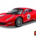 Ferrari 458 Challenge autómodell piros 1:24 Bburago