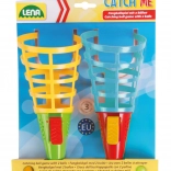 Szórakoztató Catch Ball játék műanyag labdákkal