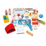 Bino beillesztős puzzle – fa orvosi rendszerező