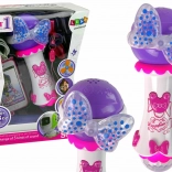 Gyermek karaoke mikrofon MP3-mal és színes masnival