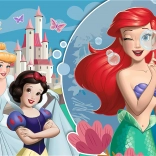 DISNEY PRINCESS – Hercegnők szép napja, 30 darabos puzzle