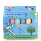 Színes járdakréták, 6 db