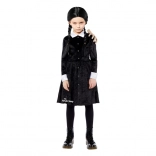 Gyerek jelmez Wednesday Addams 8-10 éveseknek