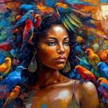 Enjoy puzzle Tollkirálynő 1000 darab