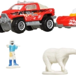 Matchbox Adventure Pack MBX Arctic Explorer – sarkvidéki felfedező készlet járművekkel és figurákkal