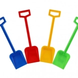 Műanyag gyerek homoklapát 44 cm – színkeverék