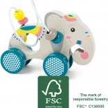 small foot fa elefánt kerekeken jungle