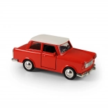 fém retro Trabant autómodell 1:32 lendkerekes