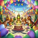 Dinoszauruszos puzzle ünneplés 50 darab