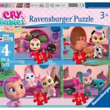 Puzzle 4 az 1-ben CRY BABIES a Ravensburgertől