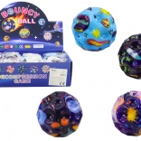 Ugráló, gyurmázható gödrös labda Cosmos 7 cm