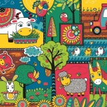 Puzzle Nap a farmán 60 darab