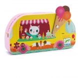 Puzzle Zmrzlina megy - DJECO - 16 darab