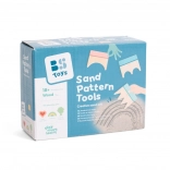 Fa eszközök minták készítéséhez homokban - 3 darab