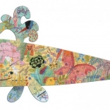 Kontúros bálna puzzle