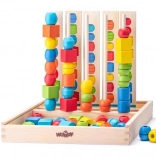 Fagolyók rudakon – készlet szekvenciák gyakorlásához